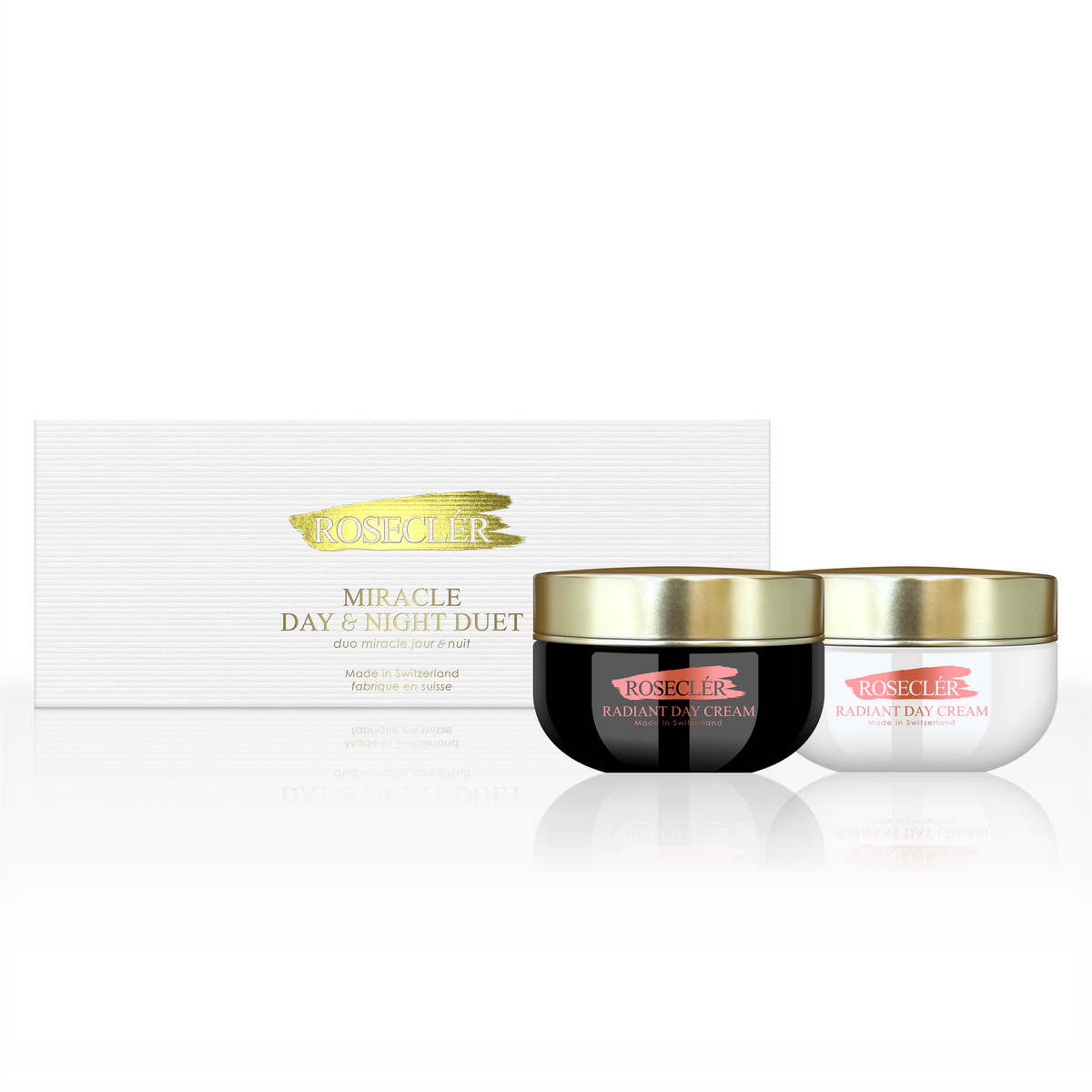 Miracle Day & Night Duet | ROSECLÉR Luxurious Swiss Clean Skincare